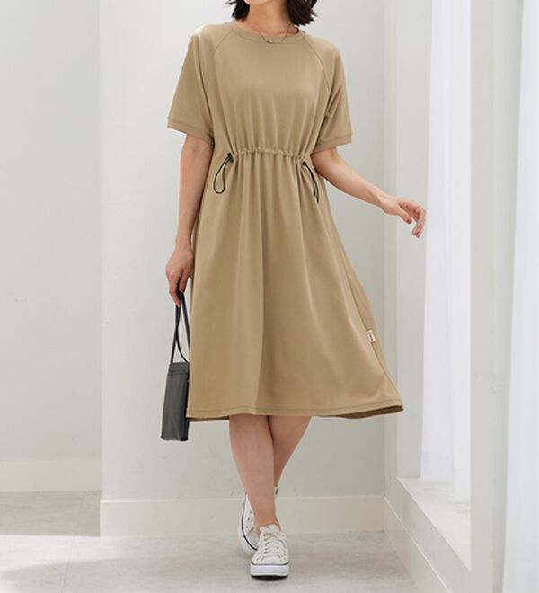 BELLUNA（ベルーナ）の「〈Ｓ／Ｆ〉メッシュ素材ゆったりワンピース（その他ワンピース）」｜詳細画像