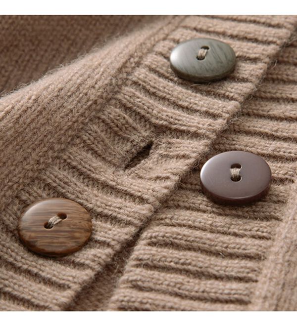 ルフラン（ルフラン）の「ウール１００％ニットベスト（ベスト）」｜詳細画像