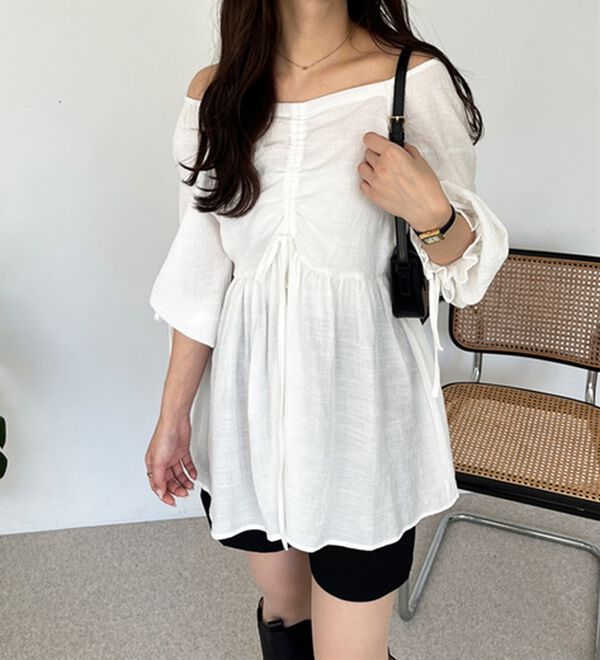 GeeRA（ジーラ）の「２ＷＡＹドロストブラウス（ブラウス）」｜詳細画像