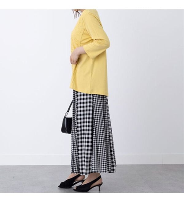 BELLUNA（ベルーナ）の「レース切替大人顔プルオーバー（カットソー）」｜詳細画像