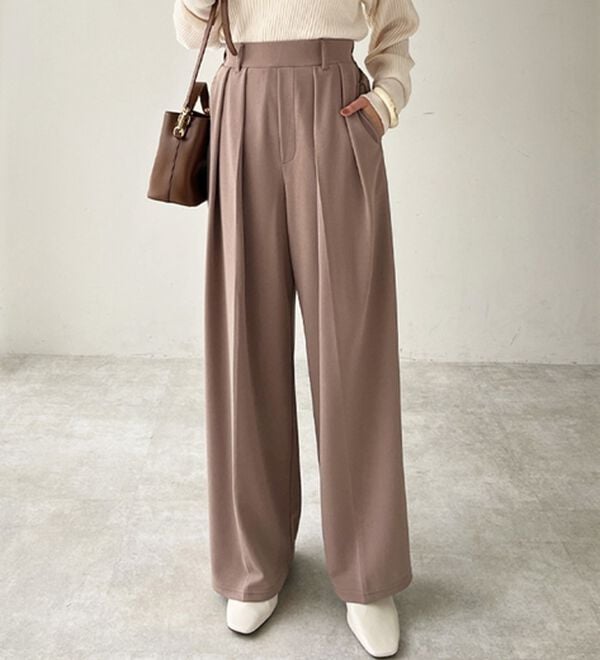 GeeRA（ジーラ）の「インタックスラックスワイドパンツ（フルレングスパンツ）」｜詳細画像