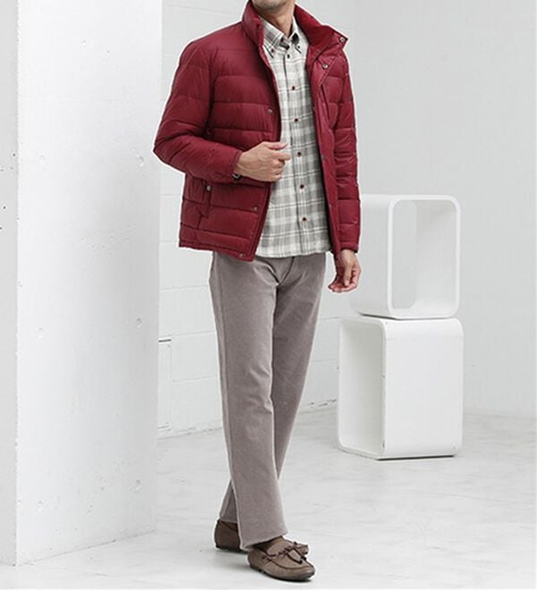 「＜バイロフト（Ｒ）＞カシミヤタッチネルシャツ（メンズシャツ）」｜詳細画像