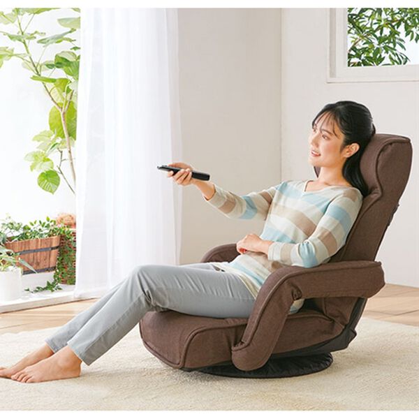 「レバー式肘連動回転座椅子（座椅子）」｜詳細画像