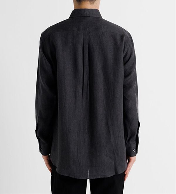 「＜コムルヴァン・オム＞大人のフレンチリネン１００％シャツ（メンズシャツ）」｜詳細画像