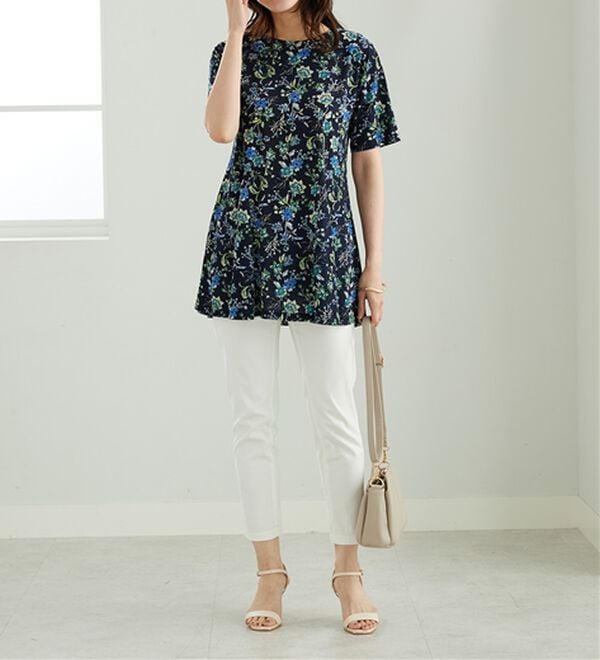 BELLUNA（ベルーナ）の「冷感フレアーシルエットチュニック（チュニック）」｜詳細画像