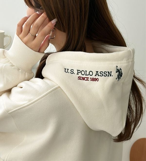 GeeRA（ジーラ）の「【U.S. POLO ASSN.】選べる２丈！フード刺繍裏起毛パーカー（パーカー）」｜詳細画像