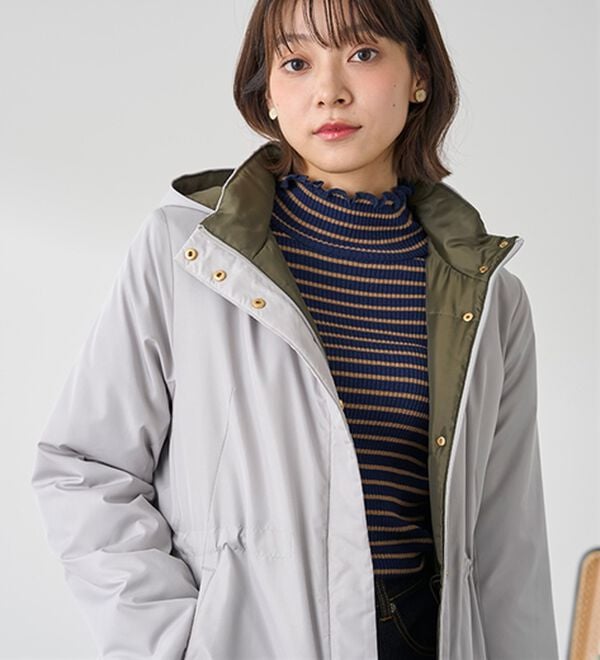 BELLUNA（ベルーナ）の「Ａｉｒｙ　＆Ｗａｒｍ　あったか軽量デザインコート（ロングコート）」｜詳細画像