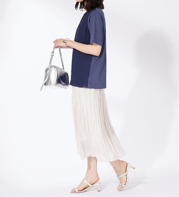 BELLUNA（ベルーナ）の「〈日比谷花壇〉シフォン重ねプルオーバー（カットソー）」｜詳細画像