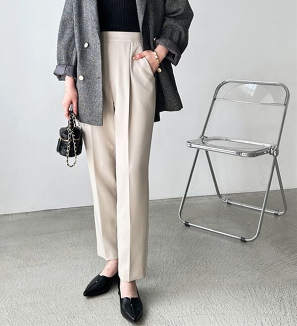 GeeRA（ジーラ）の「美脚きれい魅せ！テーパードパンツ（フルレングスパンツ）」｜詳細画像