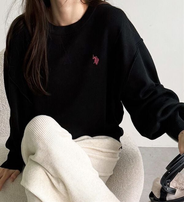 GeeRA（ジーラ）の「【U.S. POLO ASSN.】スウェットライクニット（ニット・セーター）」｜詳細画像