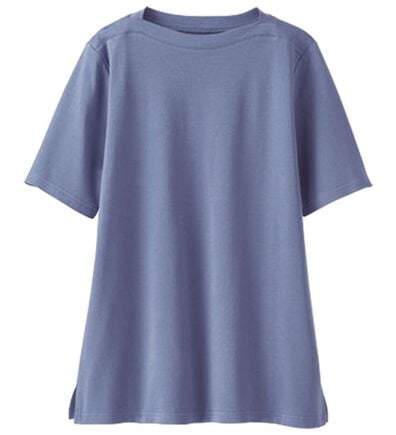 BELLUNA（ベルーナ）の「艶やか綿１００％シンプルプルオーバー（カットソー）」