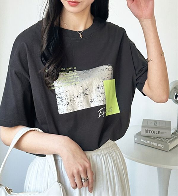 GeeRA（ジーラ）の「アソートロゴプリントＴシャツ（カットソー）」｜詳細画像