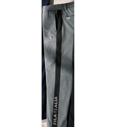 「＜フィラ＞のびのびニットテーパードパンツ（メンズフルレングスパンツ）」