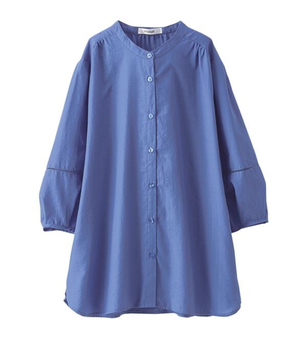 BELLUNA（ベルーナ）の「エアリービンテージ素材レース使いブラウス（ブラウス）」｜詳細画像