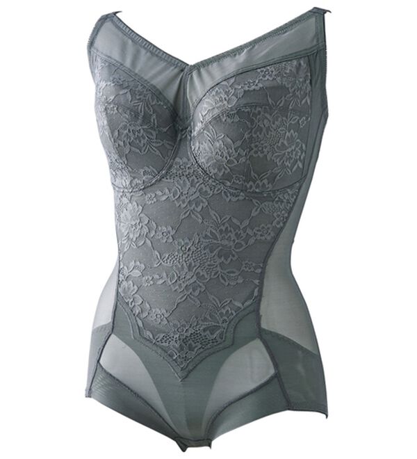 「【２色組】グラマーさんのためのボディスーツ（ボディスーツ・シェイパー）」｜詳細画像