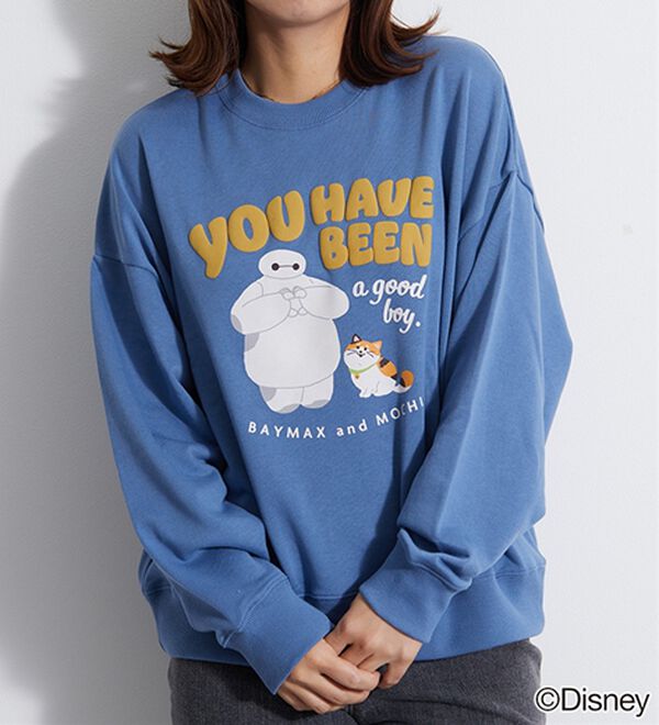 BELLUNA（ベルーナ）の「＜Ｄｉｓｎｅｙ＞【ベイマックス】部分発泡プリント裏毛ゆったりトレーナー（トレーナー・スウェット）」｜詳細画像