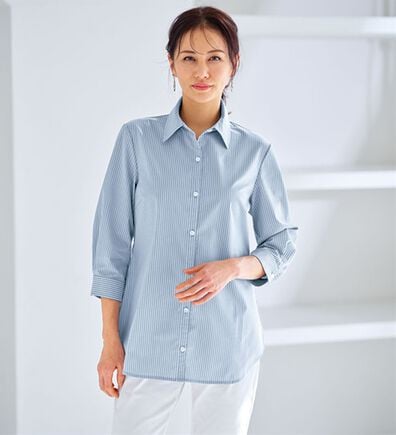 BELLUNA（ベルーナ）の「洗える！ストレッチイージーケアシャツ（シャツ）」