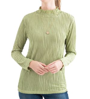 「【３色組】重ね着を楽しむメロウジャカードインナー（肌着・インナーウェア）」｜詳細画像