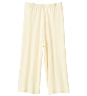 「なめらかシルク入りジャカードボトム　５分丈（肌着・インナーウェア）」｜アイボリー