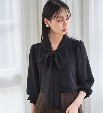 RANAN（ラナン）の「ボウタイリボンブラウス（ブラウス）」