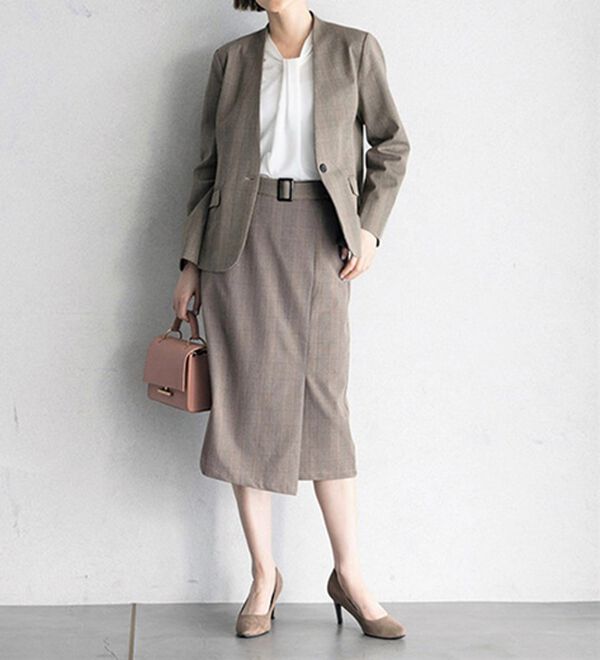 GeeRA（ジーラ）の「洗える！ストレッチカセットスーツ（その他ワンピース）」｜詳細画像