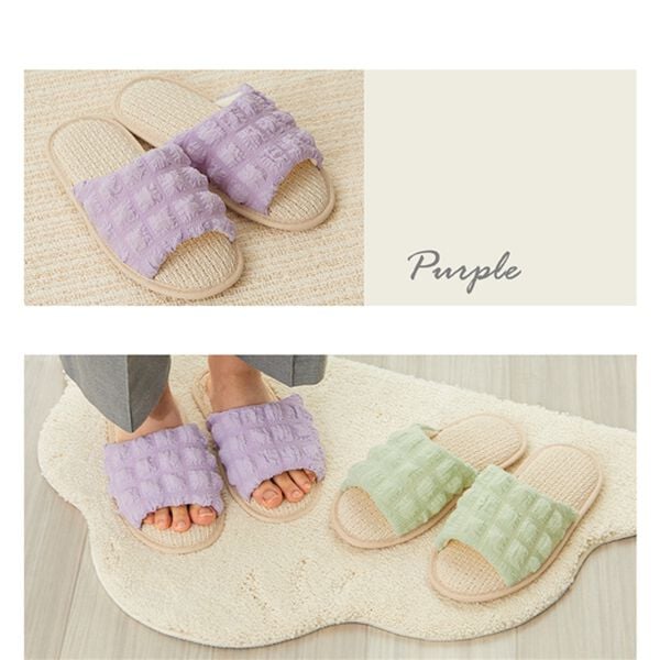 iellio（イエリオ）の「ポップコーンルームシューズ＜スリッパ・滑り止め加工＞（スリッパ・ルームシューズ）」｜詳細画像