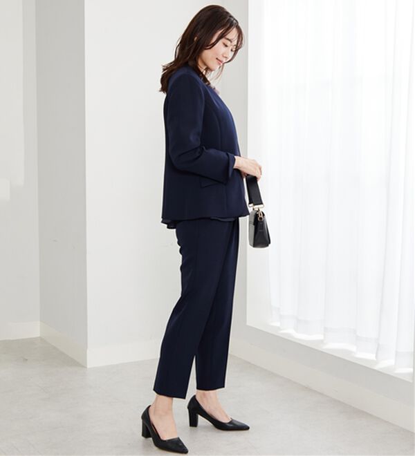 BELLUNA（ベルーナ）の「＜Ｃ／Ｓ＞ノーカラージャケット（ノーカラージャケット）」｜詳細画像