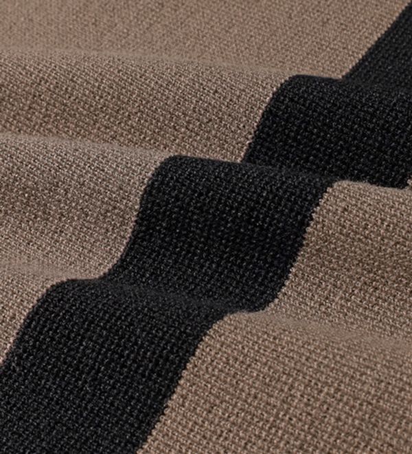 BELLUNA（ベルーナ）の「【暮らし快適ニット】ミラノリブ配色ボーダーニットプルオーバー（ニット・セーター）」｜詳細画像