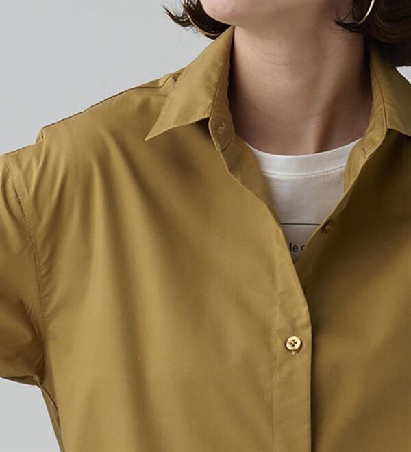 BELLUNA（ベルーナ）の「＜ＳＯＬＯＴＥＸ（Ｒ）＞ストレッチシャツワンピース（シャツワンピース）」｜詳細画像