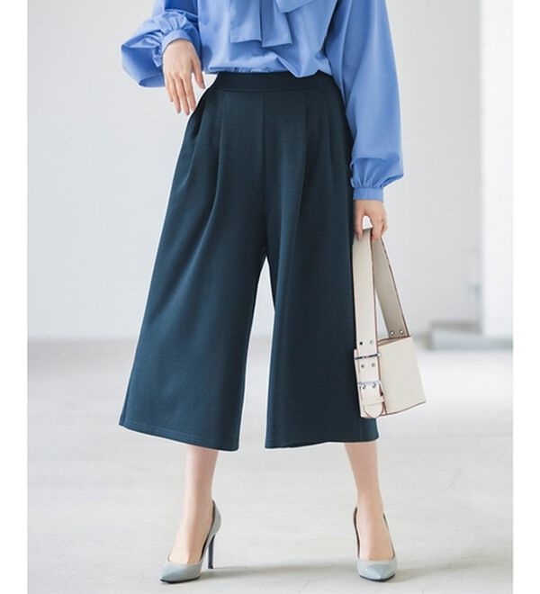 裏起毛ガウチョパンツ クロップド - ベルーナ【公式】