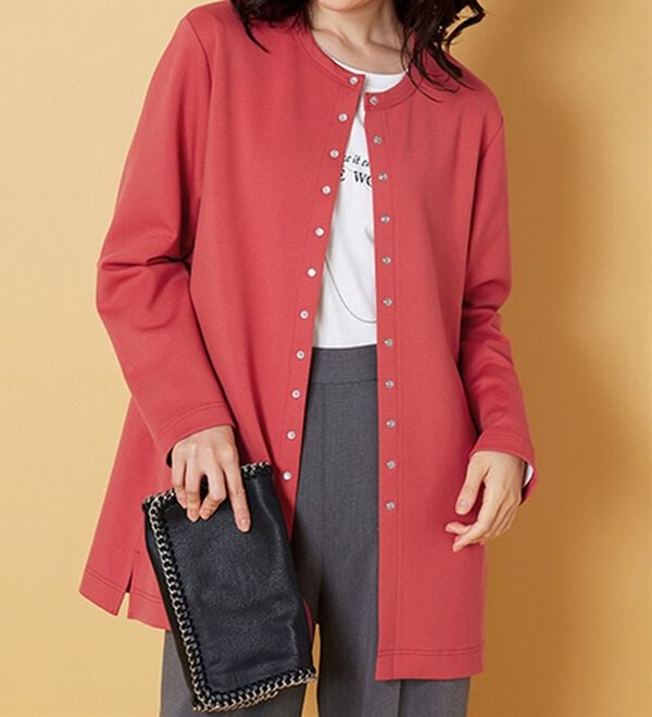 BELLUNA（ベルーナ）の「時短コーデ！ダンボール素材ロングカーデアンサンブル（アンサンブル）」｜詳細画像