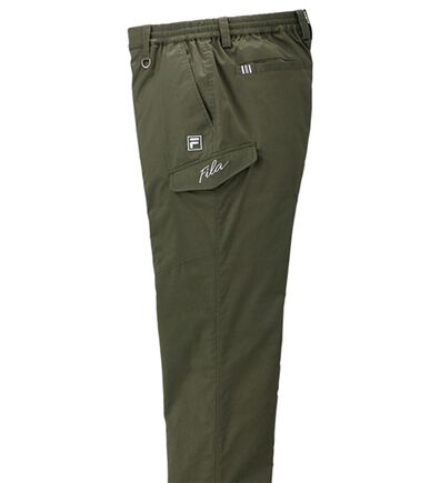 「＜フィラ＞裏フリースすっきりカーゴパンツ（メンズフルレングスパンツ）」
