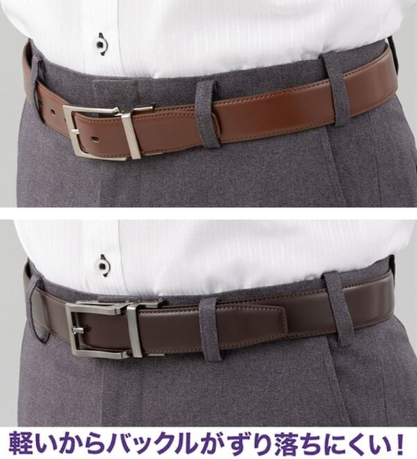 「＜クロコダイル＞軽くて強いエアータフ着脱らくらくベルト（メンズベルト）」｜詳細画像