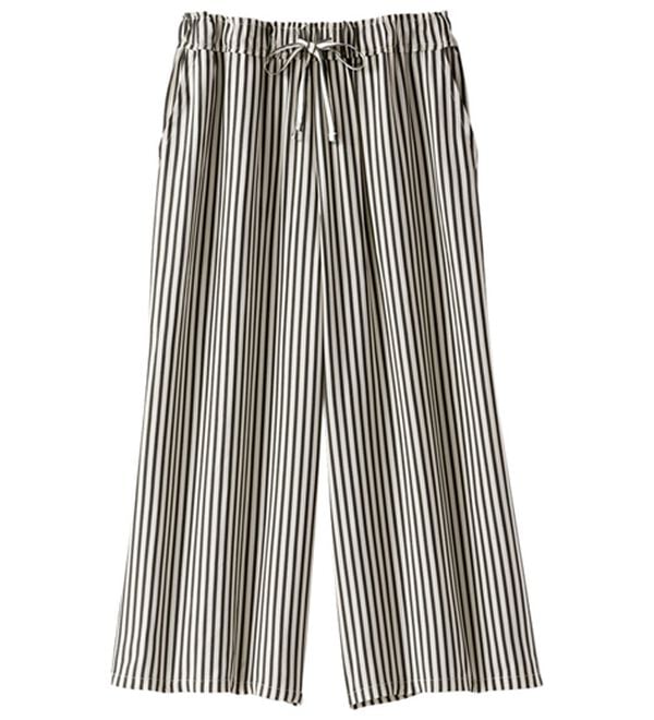 BELLUNA（ベルーナ）の「ひんやり！レーヨン素材楽ステテコ（ワイドパンツ・ガウチョ）」｜詳細画像