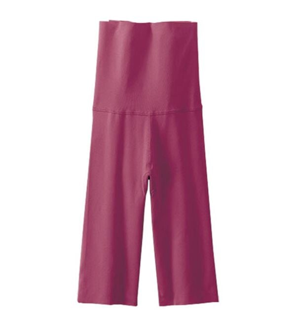 LAVIENNE（ラヴィエンヌ）の「吸湿発熱フラット仕立ての綿混腹巻付５分丈レギンス（肌着・インナーウェア）」｜詳細画像