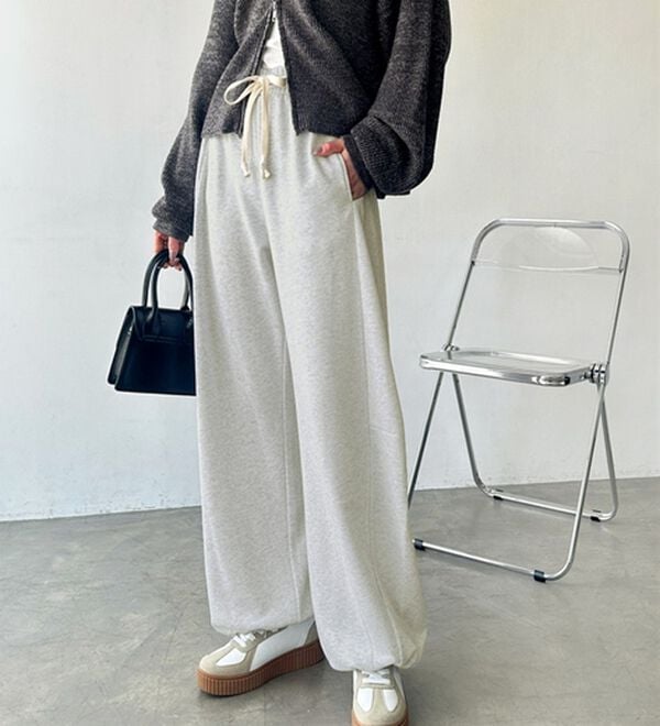 GeeRA（ジーラ）の「２ＷＡＹカーブスウェットパンツ（フルレングスパンツ）」｜詳細画像