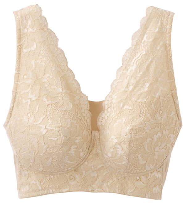 LAVIENNE（ラヴィエンヌ）の「【３色組】ピタッとフィットするストレッチブラ（ブラジャー）」｜詳細画像