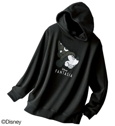 BELLUNA（ベルーナ）の「＜Ｄｉｓｎｅｙ＞【ミッキー】Ｆａｎｔａｓｉａサテンアップリケフードパーカー（トレーナー・スウェット）」