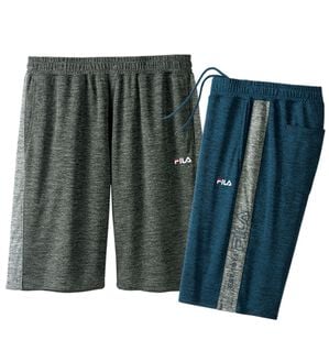 「【２本組】＜フィラ＞ハニカムメッシュハーフパンツ（メンズハーフパンツ）」｜2本組