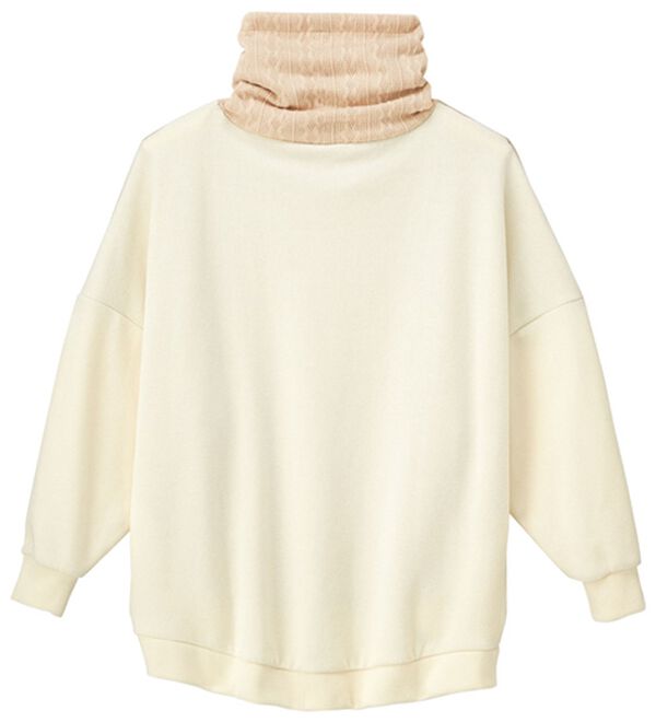 RANAN（ラナン）の「異素材切替プルオーバー（カットソー）」｜詳細画像