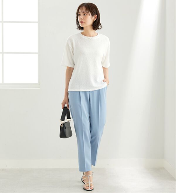 BELLUNA（ベルーナ）の「ジャカード素材プルオーバー（カットソー）」｜詳細画像