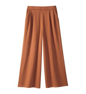 LAVIENNE（ラヴィエンヌ）の「裏フリースワイドパンツ（ワイドパンツ・ガウチョ）」｜詳細画像