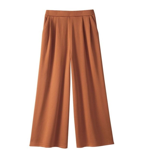 LAVIENNE（ラヴィエンヌ）の「裏フリースワイドパンツ（ワイドパンツ・ガウチョ）」｜詳細画像