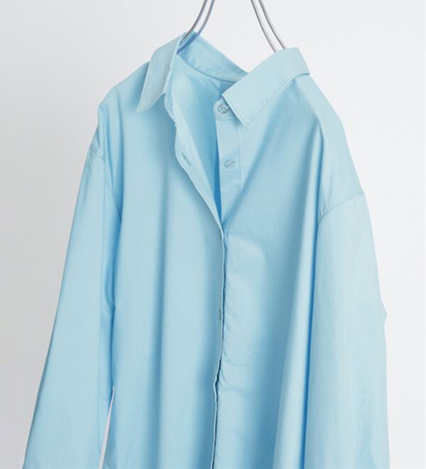 BELLUNA（ベルーナ）の「＜ＳＯＬＯＴＥＸ（Ｒ）＞ストレッチビッグシャツ（シャツ）」｜詳細画像