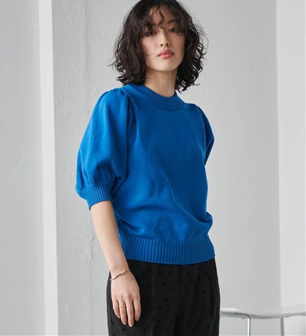 RANAN（ラナン）の「ボリュームパフスリーブニットトップス（ニット・セーター）」｜詳細画像