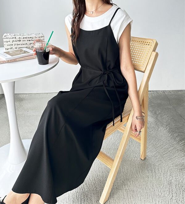 GeeRA（ジーラ）の「リネンライクロングキャミワンピース（その他ワンピース）」｜詳細画像