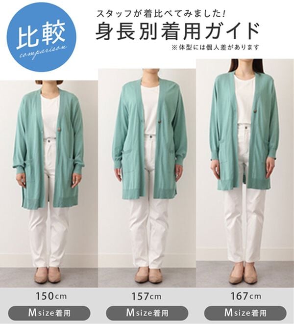 BELLUNA（ベルーナ）の「ヒンヤリ冷感！洗えるロング丈カーディガン（ニットカーディガン）」｜詳細画像