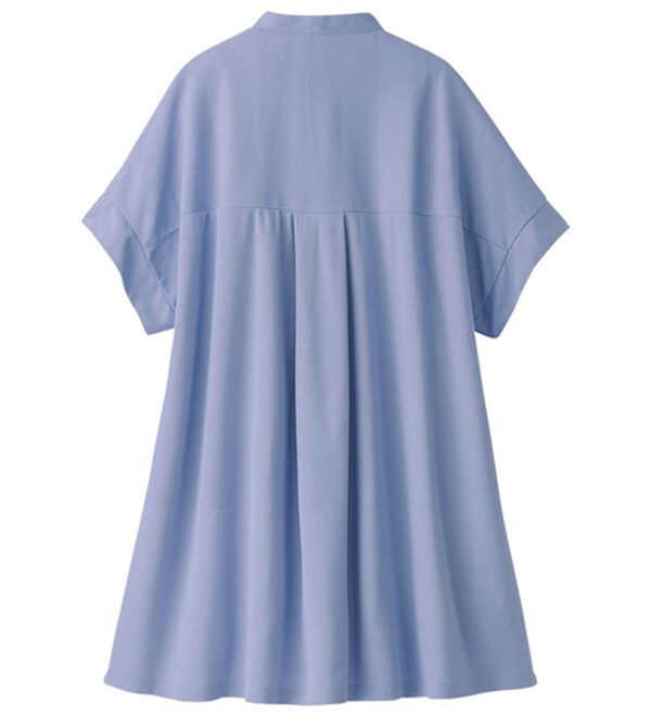 BELLUNA（ベルーナ）の「【ｍａｒｉｅ　ｃｌａｉｒｅ　ＳＰＯＲＴ】かのこ素材タックデザインフレアーチュニック（チュニック）」｜詳細画像