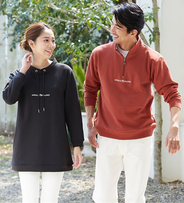 「＜アーノルド　パーマー＞着回し自在！ハーフジップトレーナー（メンズトレーナー）」｜詳細画像
