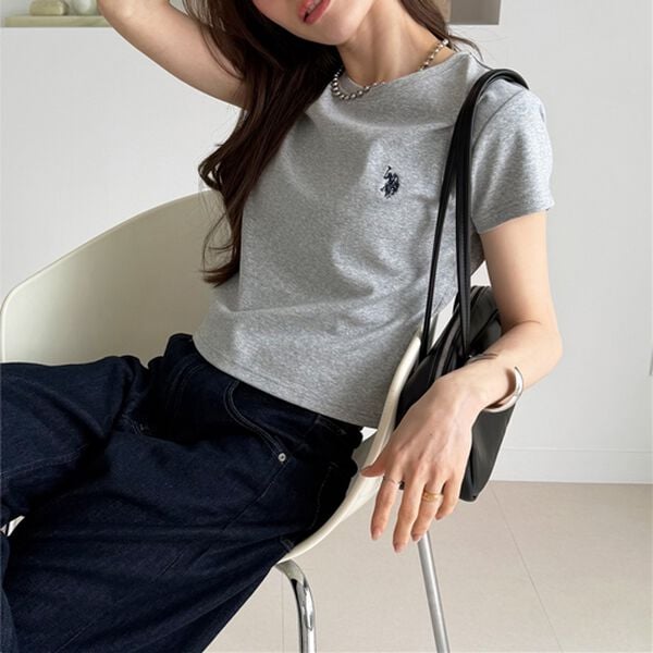 GeeRA（ジーラ）の「【ＵＳ．ＰＯＬＯ．ＡＳＳＮ】汗染み防止ミニＴシャツ（Tシャツ）」｜詳細画像